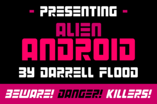 Alien Android: A Futuristic Display Font Review