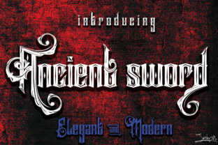 Ancient Sword: A Review of This Unique Display Font