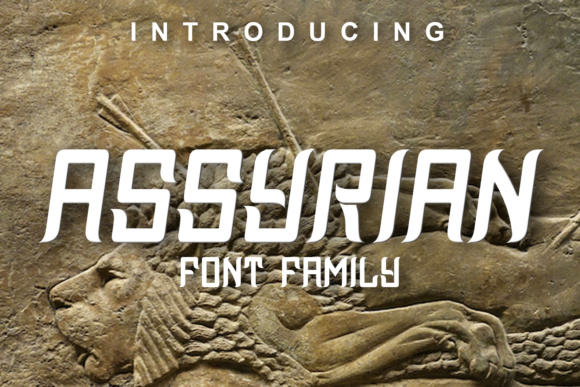 Assyrian: A Stunning Arabic-Style Display Font for Crafters