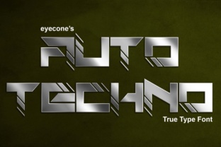 Auto Techno: A Bold Display Font for Campaigns