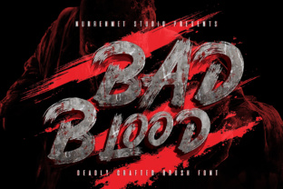 Bad Blood: A Bold Display Font for Editorial Impact