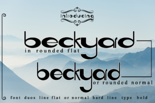 Beckyard: A Rounded Display Font That Brings Warmth to Branding