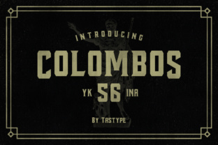 Colombos: A Striking Display Font for Crafters