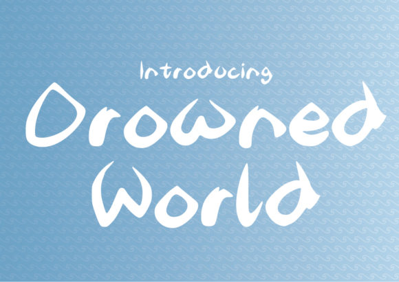 Drowned World Font: A Sunken Treasure for Crafters and Makers