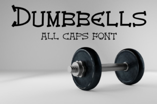 EP Dumbbells: A Bold Display Font for Editorial Design and Digital Publishing