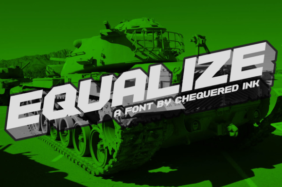 Equalize: A Bold Display Font for Web Design
