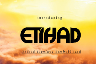 Etihad: A Bold, Rounded Typeface for Modern Editorial Design