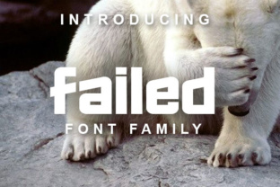 Failed: A Clean Techno Display Font for Modern Branding