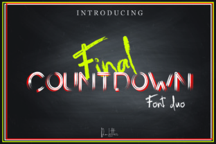Final Countdown Font: A Stylish Display Typeface for Modern Editorial Design