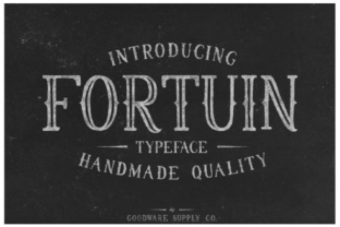 Fortuin: A Hand-Drawn Display Font for Crafters
