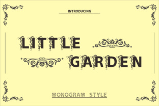 Little Garden Font: Elevate Your Digital Branding with Floral Elegance