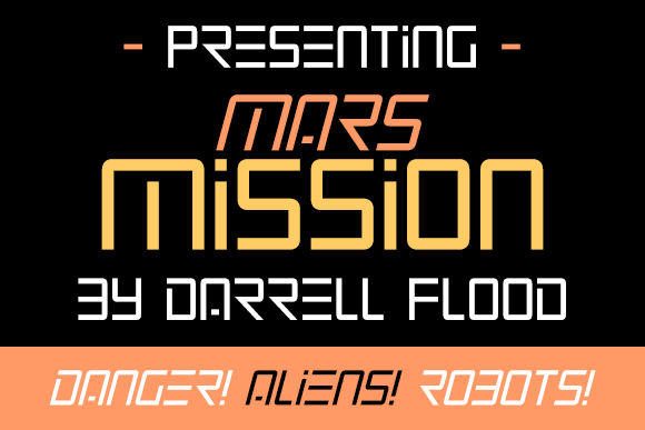 Mars Mission: A Futuristic Display Font for Brand Identity