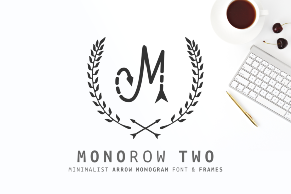 Monorow Two: A Minimalist Arrow Display Font for Editors
