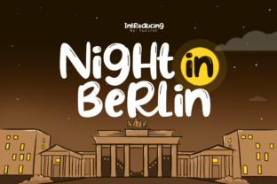 Night in Berlin: A Bold Display Font for Web Design