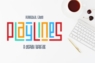 Playlines: A Modern Display Typeface for Editorial Design