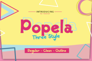 Popela: A Cheerful Display Font for Your Brand