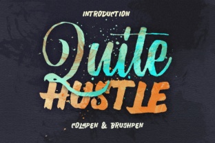 Quite Hustle: The Display Font for Bold Campaigns