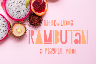 Rambutan: A Playful Display Font for Web Design