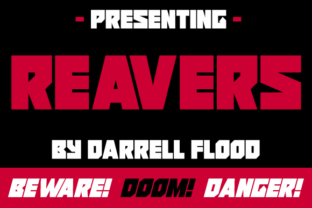 Reavers: A Bold Display Font for Modern Editorial Design