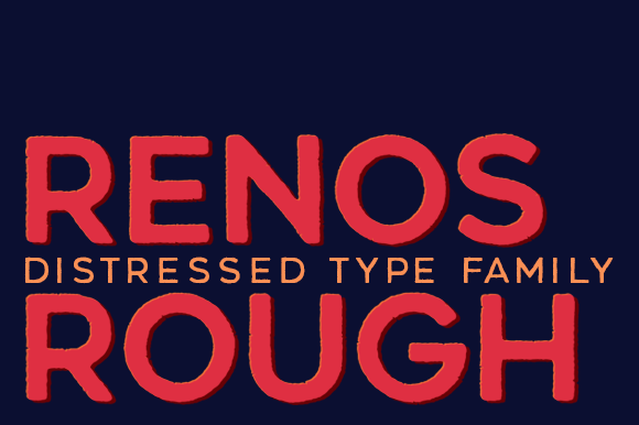 Renos Rough: A Bold Display Font That Elevates Small Business Branding
