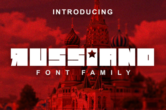 Russiano: A Bold Display Font for Editorial Design