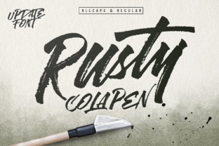 Rusty Cola Pen: A Hand Painted Display Font Review