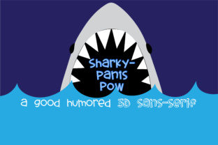 Sharkypants Pow: A Bold 3D Display Font Review