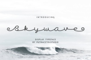 Skywave: A Fluid Display Typeface for Editorial Design