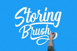 Storing Brush: A Review of This Striking Display Typeface