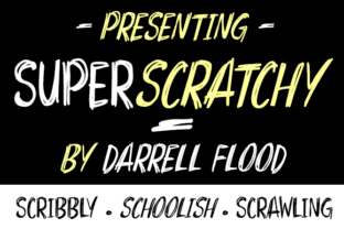 Superscratchy: A Handwritten Display Font That Adds Personality to Web Design