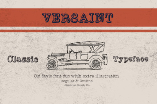 Versaint: A Vintage Typewriter Font for Modern Brands