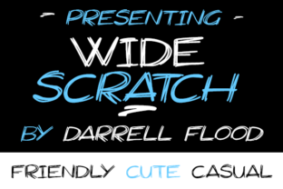 Widescratch: A Clean, Crisp Display Font for Small Business Branding