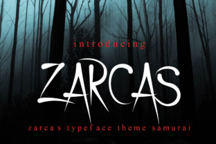 Zarcas: A Horror-Inspired Display Font That Elevates Brand Identity